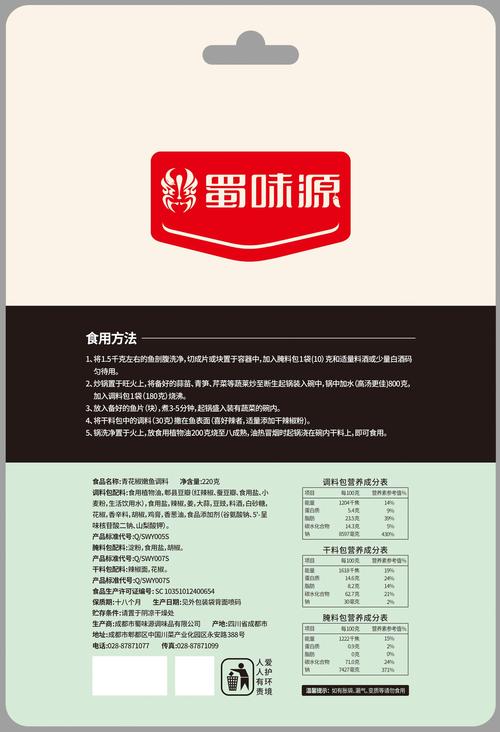 本外觀設計產品的名稱:調味料包裝袋.2.